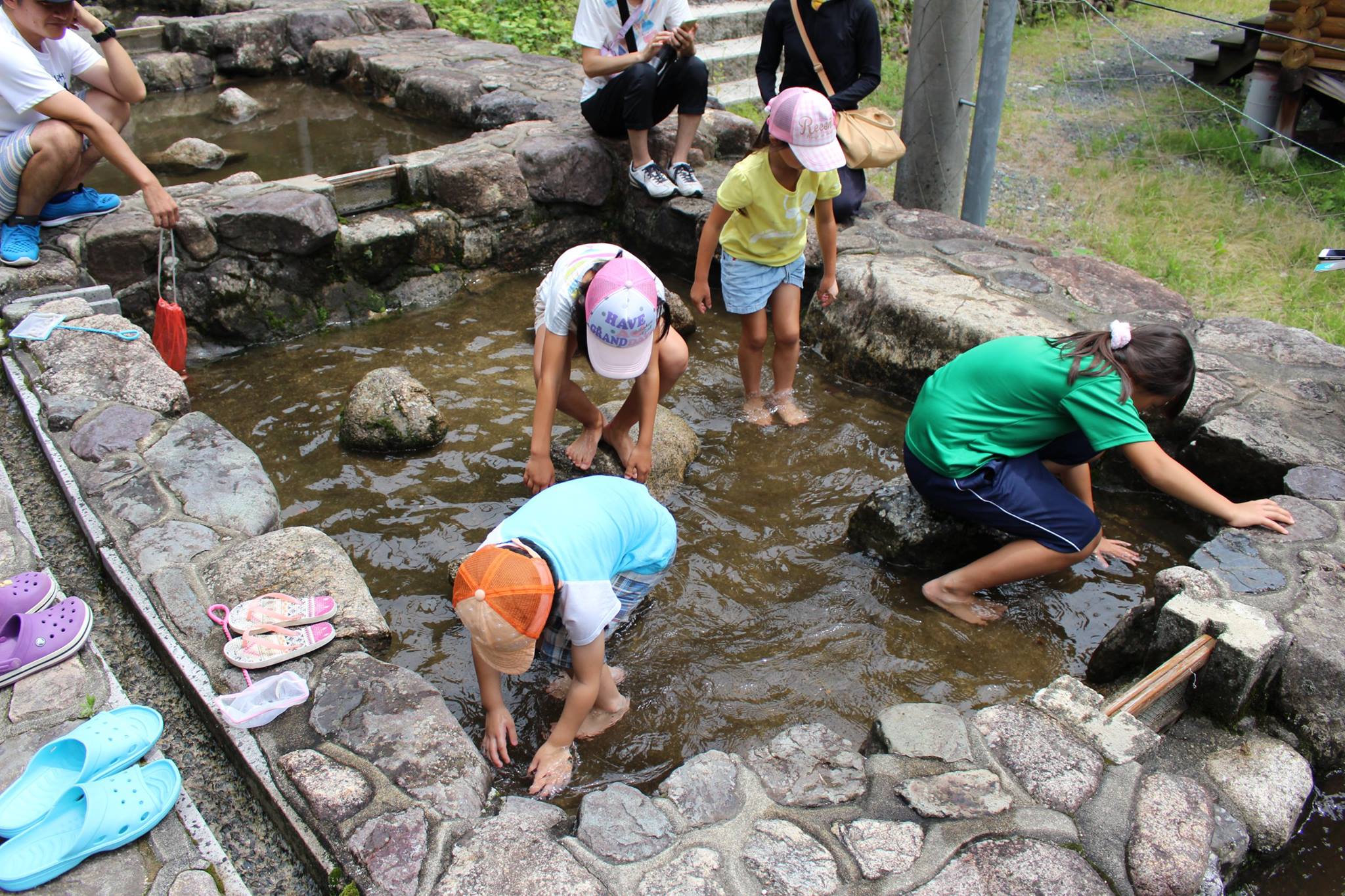 右手養魚センター 魚のつかみ取り みまなび 岡山県北部の体験観光情報サイト